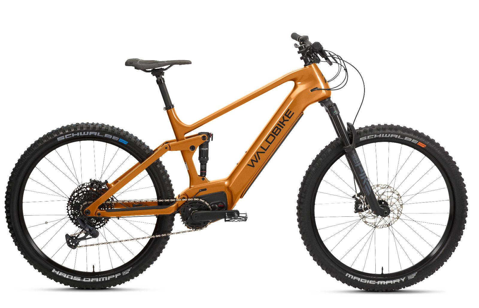 WALDBIKE Quercus Carbon Fully 2024 - Gr. M/L - honey gold