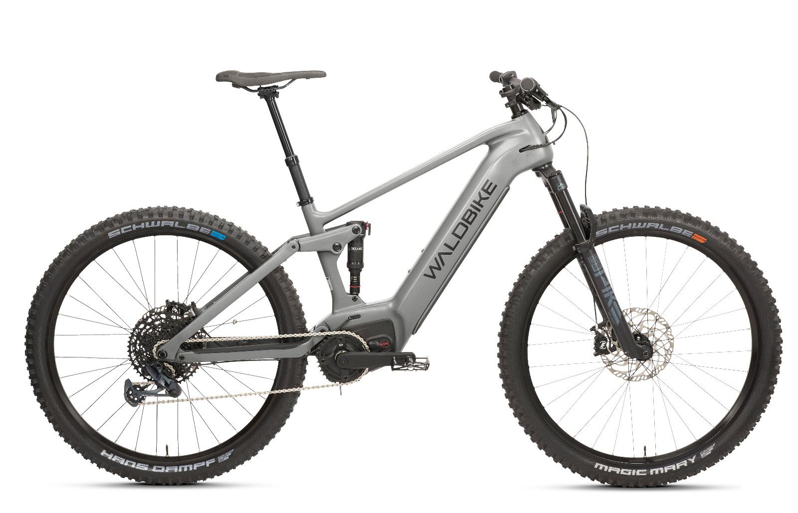 WALDBIKE Quercus Carbon Fully 2024 - Gr. S/M - grey