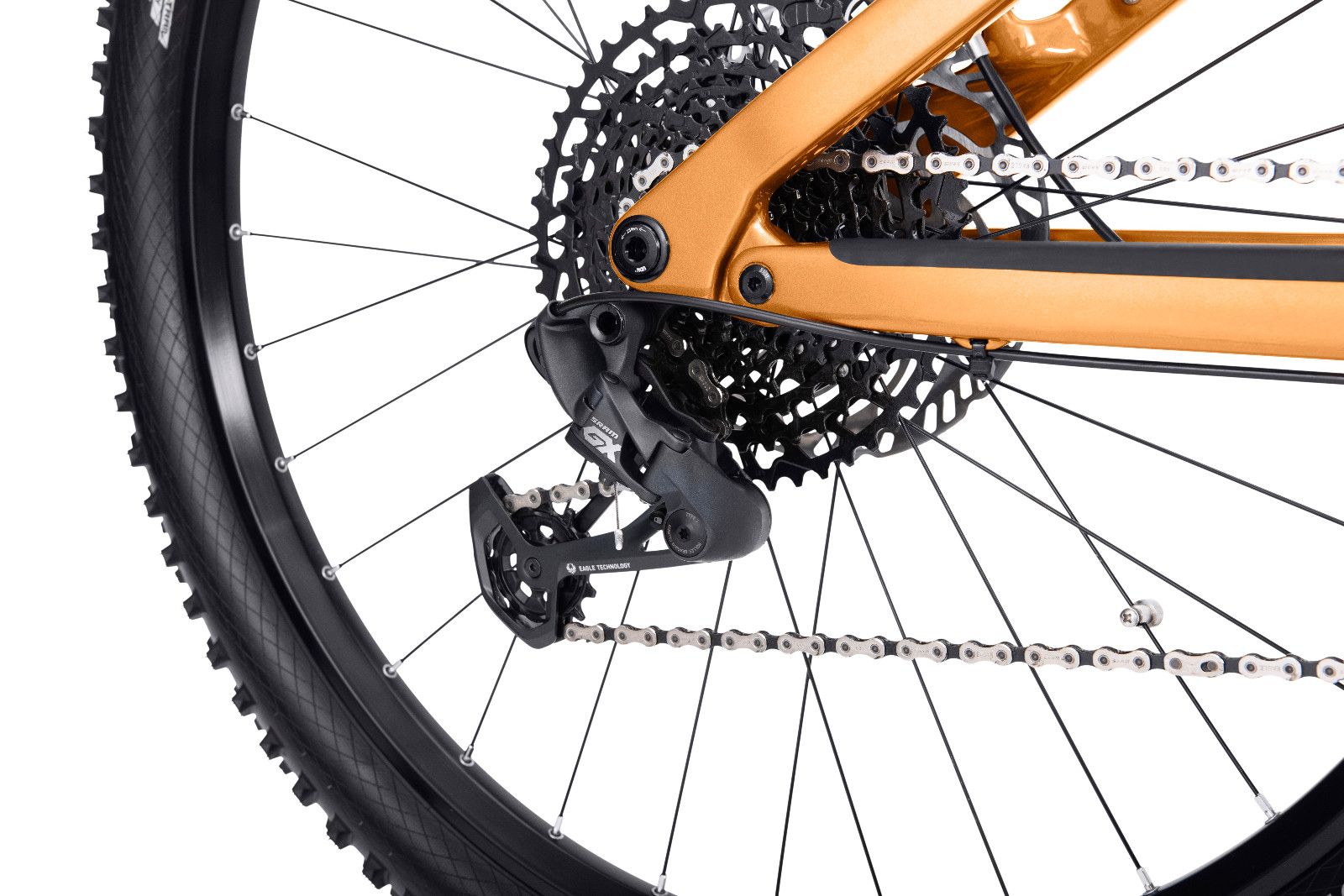 Fahrzeugabbildung WALDBIKE Quercus Carbon Fully 2024 - Gr. M/L - honey gold